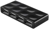 USB-концентратор Belkin USB 2.0 7-Port, F5U701cw, разъемов: 7, черный