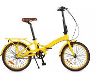 Складной велосипед Shulz GOA Coaster желтый