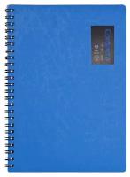 Блокнот на пружине A5 в линейку 50 листов COMIX Compera Original, обложка синяя