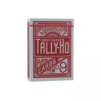 Игральные карты Tally-Ho Fan back, красные
