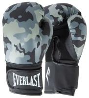 Перчатки тренировочные Everlast Spark 12oz серый/камуфляж
