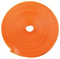 Декоративная полоса для дисков автомобильных колес (защитная наклейка на обод колес) 8м, цвет оранжевый