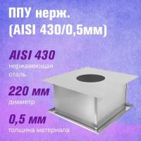 ППУ нерж. (AISI 430/0,5мм) (220)