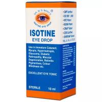Isotine гл. капли фл.-капельница, 10 мл, 10 мл, 20 г, 1 шт