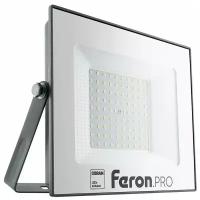 Прожектор светодиодный ДО-100w 6400К 10000Лм IP65 черный Feron.PRO | код 41541 | FERON (1 шт.)