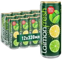 Laimon Fresh, среднегазированный напиток 0.33 л. ж/бан. Sleek