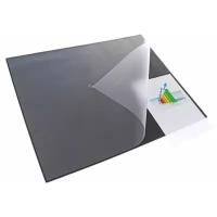 Накладка на стол Durable, 650 ? 520 мм, нескользящая основа, верхний прозрачный лист, чёрная Durable