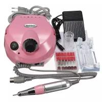Аппарат для маникюра и педикюра Nail Drill DM-202, 45000 об/мин, 1 шт, розовый, 2.35