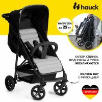 Прогулочная коляска Hauck Rapid 4, Caviar silver