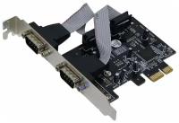 Контроллер PCIe x1 v1.0 (WCH CH382) Serial Port, 2 x RS-232 (DB9M) | ORIENT XWT-PE2S oem