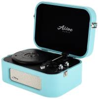 Виниловый проигрыватель Alive Audio STORIES Turquoise c Bluetooth