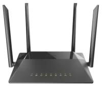 D-Link Беспроводной маршрутизатор D-Link DIR-842/RU/R1B 802.11abgnac 1167Mbps 2.4 ГГц 5 ГГц 4xLAN черный