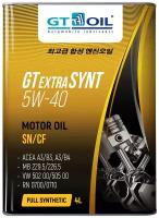 Моторное масло синтетическое GT Extra Synt SAE 5W40 API SM/CF 4л