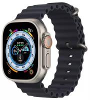 Умные часы Apple Watch Ultra 49 мм Titanium Case GPS + Cellular, титановый/полуночный Ocean Band