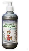 Мыло жидкое хозяйственное огородник 500 мл с дозатором, без красителей, отдушек, консервантов, для мытья рук, посуды, стирки, лапок животных, БашИнком