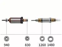 Комплект подшипников для наконечника-микромотора маникюрного аппарата Strong 105L NMB Япония запчасти оригинал 4шт
