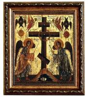 Поклонение Кресту ( Прославление Креста). Икона на холсте