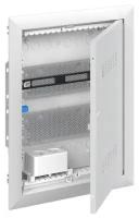 ABB Шкаф мультимедийный с дверью с вентиляционными отверстиями и DIN-рейкой UK620MV (2 ряда)