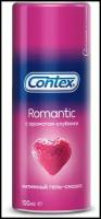 Гель-смазка Contex Romantic с ароматом клубники 100 мл флакон