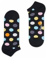 Носки-унисекс Big Dot Low Sock в крупный цветной горох 25, черный