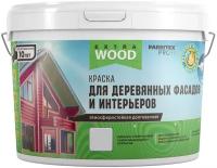 Краска акриловая Farbitex PROFI Wood extra для деревянных фасадов матовая княженика 0.9 л