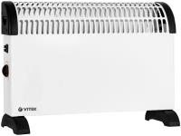 Конвектор VITEK VT-2181, 2 кВт, 20 м², ножки в комплекте, белый/черный