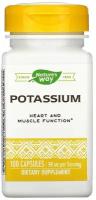 Калий Nature's Way, Potassium, 100 капсул, 99 мг
