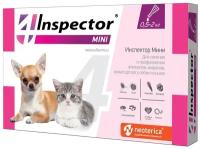 Inspector Mini Капли от блох, клещей и гельминтов для кошек и собак 1 шт. в уп., 1 уп