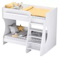 Кровать двухъярусная Polini kids Dream 1500, белый