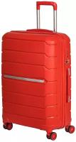 Чемодан облегченный Supra Luggage коллекция ART Девочка с персиками, замок TSA, 60 л