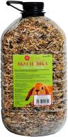 Корм для кроликов и грызунов вкусняшка полноценный зерновой рацион с люцерной 5 литров (3,3 кг)
