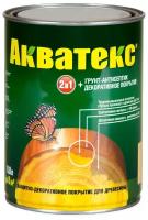 АКВАТЕКС пропитка 2 в 1 грунт-антисептик, алкидный, полуматовый, лессирующий
