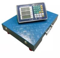 Беспроводные весы счетные платформенные электронные с нерж. стальным индикатором и клавишами 180кг ROMITECH BLES-180ML