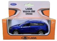 Модель Welly Lada Vesta SW Cross синий