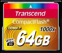 Карта памяти Transcend TS64GCF1000 CF 64GB 1000X