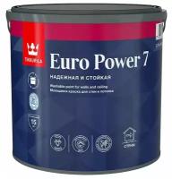 Краска моющаяся Euro Power 7 Tikkurila 2,7 л База С (бесцветный) матовая