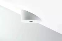 Скош пластиковый. Накладка L120 (120 мм) на скошенный потолок 25 градусов, для монтажа светильников и люстр на мансардном потолке