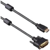 Кабель HDMI-DVI Exegate EX-CC-HDMIM-DVIM-1.8 (19M/25M, dual link, 2 фильтра, 1,8м, позолоченные контакты)