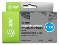 Картридж Cactus CS-CZ133 №711 черный, для HP DJ T120/T520