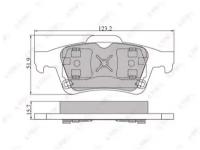 Колодки тормозные задние, комплект FORD C-Max, Fo, BD6302 LYNXauto BD-6302