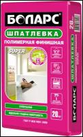 Шпатлевка Боларс финишная Super, белый, 20 кг