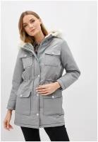 Парка женская на овчине DASTI Mont Blanc Charcoal Boyfriend NWR размер 42