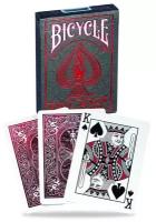 Игральные карты Bicycle Metalluxe Foil Back Crimson / Фольгированный стиль, красные