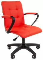 Офисное кресло Chairman 030 (обивка: экокожа, крестовина полиуретан,с подлокотниками, Red)