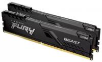 Оперативная память Kingston FURY Beast 16 ГБ (8 ГБ x 2 шт.) DDR4 3600 МГц DIMM CL17 KF436C17BBK2/16