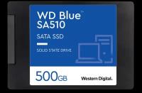 Жесткий диск SSD Western Digital 2.5 500GB WD Blue Client WDS500G3B0A SATA 6Gb/s, Retail