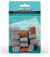 Строительно монтажные клеммы с рычагами 4 отверстия, розничная упаковка, SmartBuy