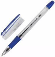 Ручка шариковая масляная с грипом BRAUBERG i-Rite GT, комплект 12 штук, синяя, узел 0,7мм, 880178
