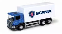 Фургон RMZ City SCANIA 1:64, 18 см, сине-белый