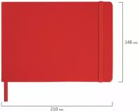 Скетчбук BRAUBERG ART Classic 14,8 х 21 см, 140 г/м², 80 л. красный A5 21 см 14.8 см 140 г/м²